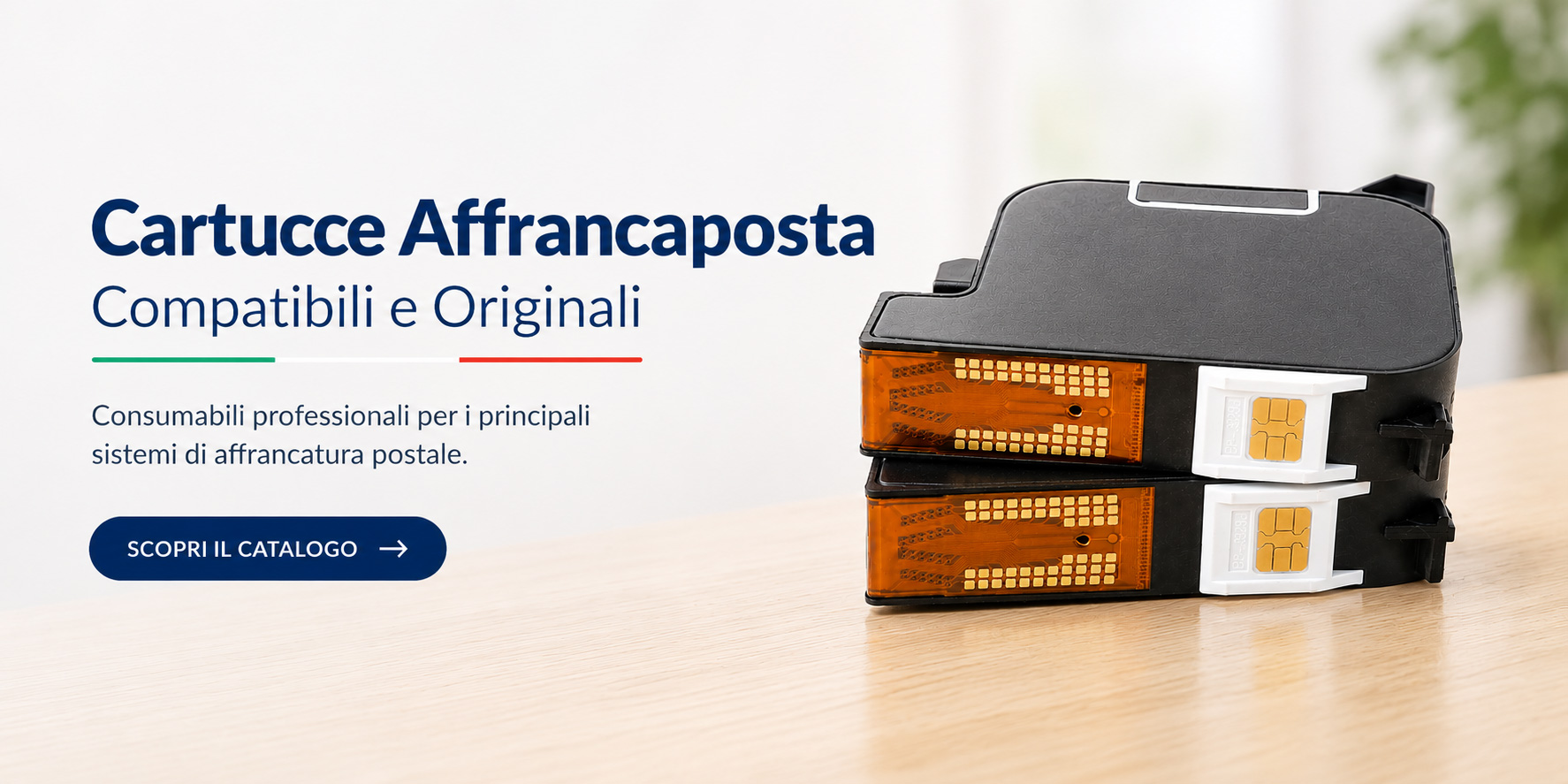 Cartucce affrancaposta compatibili e originali